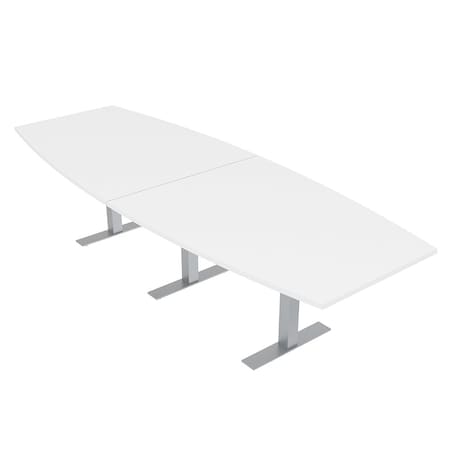Skutchi Designs 45 in W, 144 in L, 29 in H, Engineered Wood Top, White HAR-BOT-46x143-T-XD09